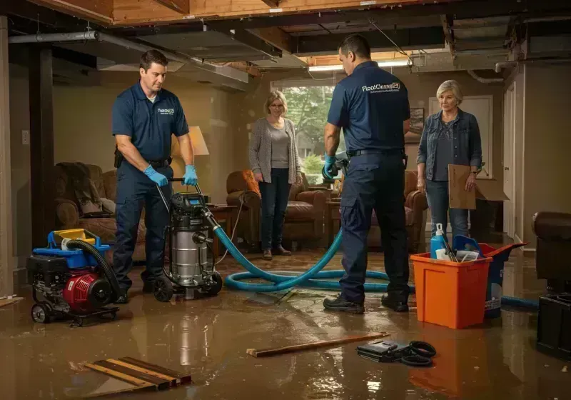 Basement Water Extraction and Removal Techniques process in Barnesville, OH